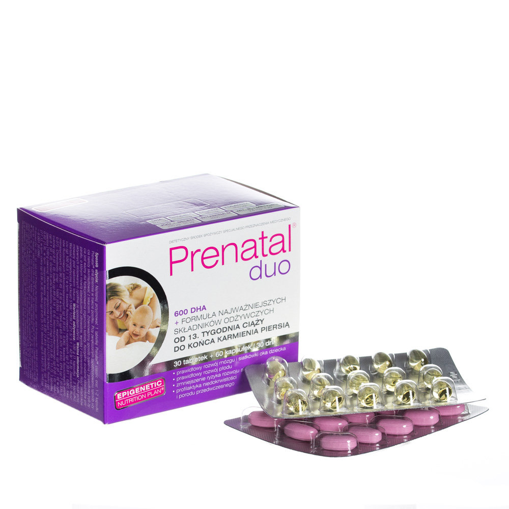Zdjęcia - Witaminy i składniki mineralne Nutropharma, Prenatal Duo, 30 tabletek + Suplement diety, 60 kaps.