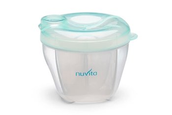 Nuvita, Pojemnik na mleko, 4 przegródki, Pastel Green - Nuvita