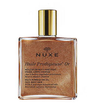 Nuxe, Prodigieux, wielofunkcyjny suchy olejek ze złotymi drobinkami, 50 ml - Nuxe