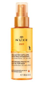 Nuxe Sun, Dwufazowy ochronny olejek do włosów, 100 ml - Nuxe