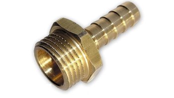 Nypel do węża 9mm GZ 1/2cala mosiądz - BRADAS
