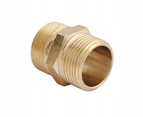 Hydroland Hydroland Nypel Mosiężny Złączka Mosiężna 5/4'' Mosiądz