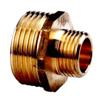 Nypel redukcyjny mosiądz 1" x 3/4" Ferro
