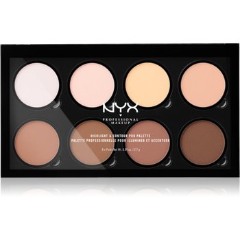 NYX Professional Makeup Highlight & Contour PRO paletka do konturowania twarzy 8x2,7 g - NYX Professional MakeUp