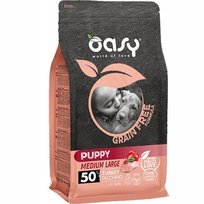 OASY Karma dla psa 12kg Puppy Medium z indykiem