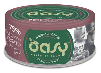 Oasy More Love Puszka kurczak z wątróbką 70 g - Oasy