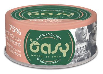 Oasy More Love Puszka Tuńczyk z łososiem 70 g - Oasy