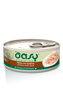 Oasy Natural kurczak & kaczka puszka 70g dla kota - Oasy