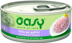 Oasy Natural kurczak Puszka 70g Dla Kociąt - Oasy