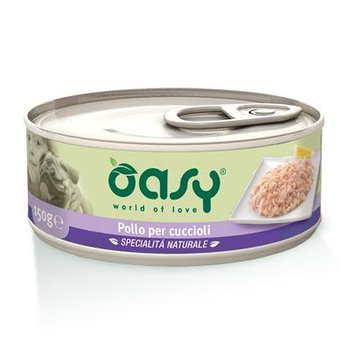 Oasy Natural Puppy Kurczak - Mokra Karma Dla Psa - Puszka 150G - Oasy