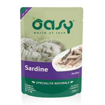 OASY Natural Sardynki - mokra karma dla kota - saszetka 70g - Oasy