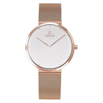 Obaku, Zegarek damski, V230LXVWMV, różowe złoto - Obaku