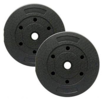obciążenie bitumiczne zestaw 10kg - 2 talerze 5kg - SPORT FOR FUN