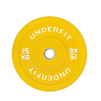 Obciążenie olimpijskie bumper Color UNDERFIT 15 kg - UNDERFIT