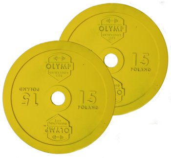 Obciążenie zawodnicze 51mm 2x15kg OLYMP zestaw - TWINS SPORT