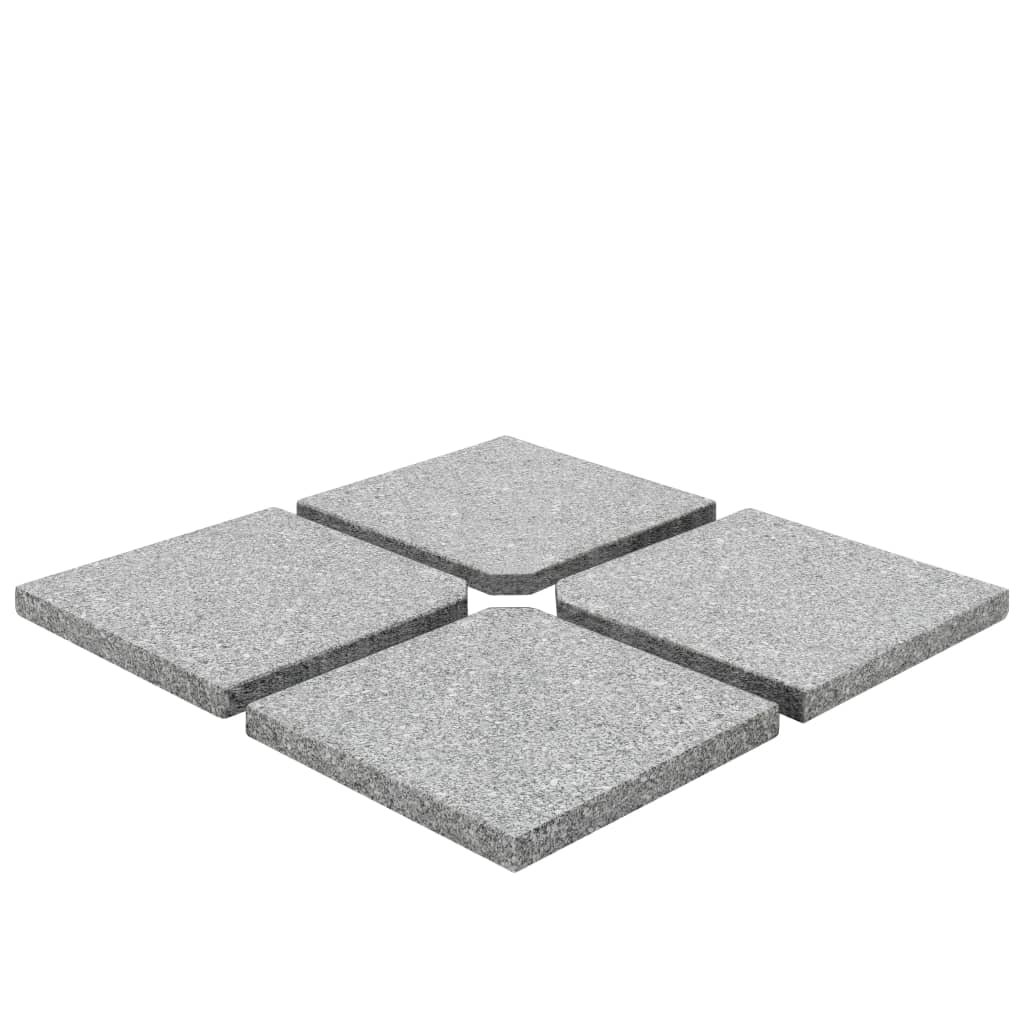 Obciążniki do parasola VIDAXL, czarny, 100 kg, 4 szt