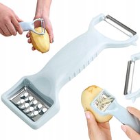 Obieraczka do Warzyw Tarka do Ziemniaków 2w1 Mini Tarka Poręczna