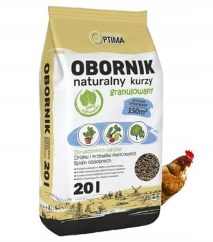 Obornik naturalny kurzy granulowany nawóz 20 L - BIOVITA