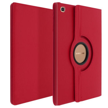 Obracane o 360° etui Folio z podstawką Amortyzujące Samsung Galaxy Tab S5e – czerwone - Avizar