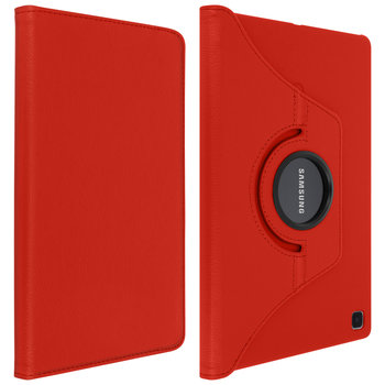 Obracany o 360° stojak Folio Case Amortyzujący Samsung Tab A7 10.4 2020 – Czerwony - Avizar