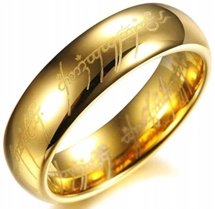Inny producent Obrączka Złota Władca Pierścieni Lord of the Rings