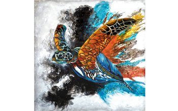 Obraz 100x100 cm Sea Turtle - Witek Home