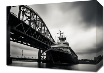 Obraz 40x30cm Statek przy Moście - Zakito Posters