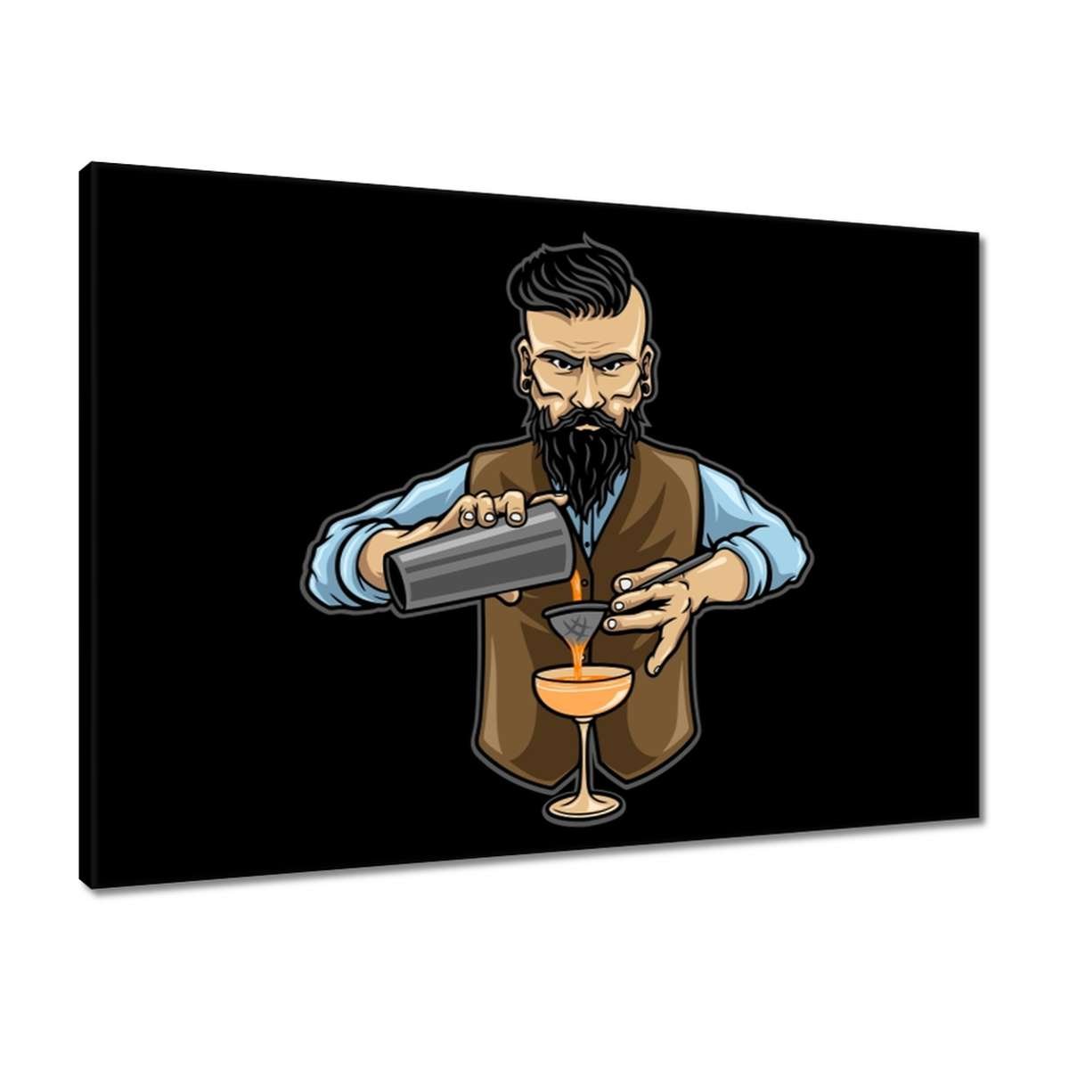 Obraz 70x50 Barman tworzący drinka - ZeSmakiem | Sklep EMPIK.COM