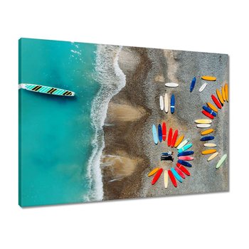 Obraz 70x50 Piękne deski surfingowe - ZeSmakiem