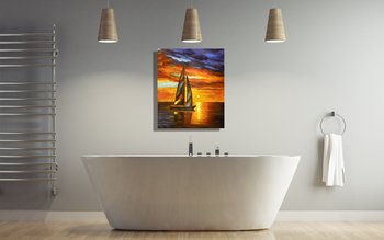 Obraz 80x100 cm Sundown Offshore - Witek Home