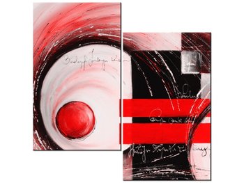 Obraz Abstrakcja, 2 elementy, 60x60 cm - Oobrazy