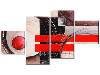 Obraz, Abstrakcja, 4 elementy, 160x90 cm - Oobrazy