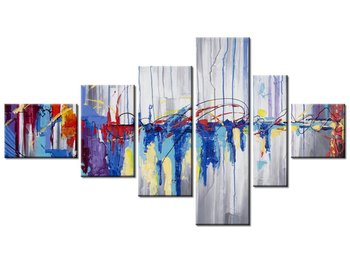 Obraz Abstrakcyjny wodospad, 6 elementów, 180x100 cm - Oobrazy