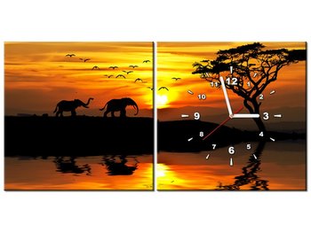 Obraz, Afryka, 2 elementy, 80x40 cm - Oobrazy