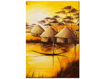 Obraz Afrykańska wioska, 70x100 cm - Oobrazy