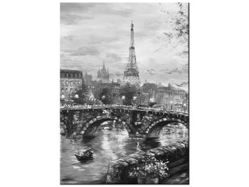 Obraz Alejka w Paryżu w czerni i bieli, 50x70 cm - Oobrazy