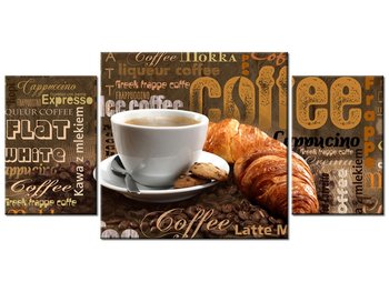 Obraz Apetyczna kawa, 3 elementy, 80x40 cm - Oobrazy