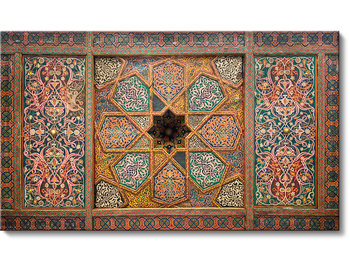 Obraz - Arabeska, orientalny obraz olbrzym, 140x82 cm / PRINTORAMA - PRINTORAMA
