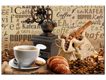 Obraz Aromatyczna kawa o poranku, 30x20 cm - Oobrazy