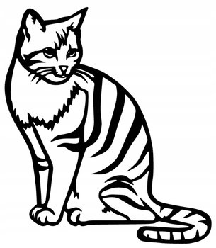 Obraz Ażurowy 3D Dekoracja Ścienna Kot Kotek J181 - Inny producent