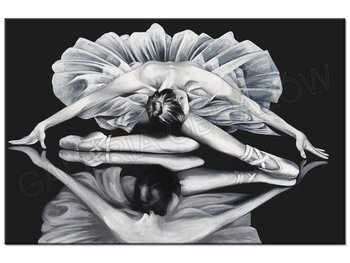 Obraz Baletnica w lustrzanym odbiciu, 120x80 cm - Oobrazy