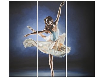 Obraz Baletnica w tańcu, 3 elementy, 90x80 cm - Oobrazy