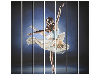 Obraz Baletnica w tańcu, 7 elementów, 210x195 cm - Oobrazy