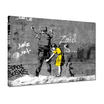 Obraz Banksy dziewczynka, 70x50cm - ZeSmakiem