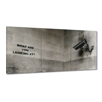Obraz Banksy Kamera, 60x30cm - ZeSmakiem