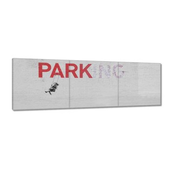 Obraz Banksy Parking, 60x20cm - ZeSmakiem