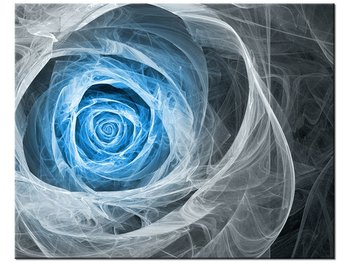 Obraz Błękitna róża fraktalna, 50x40 cm - Oobrazy