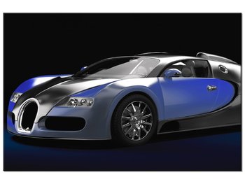 Obraz Błękitne Bugatti Veyron, 30x20 cm - Oobrazy