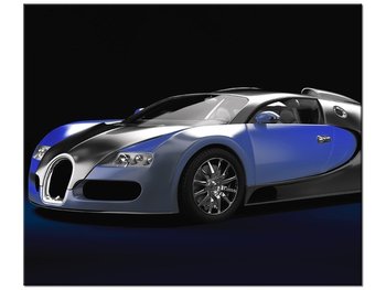 Obraz Błękitne Bugatti Veyron, 60x50 cm - Oobrazy