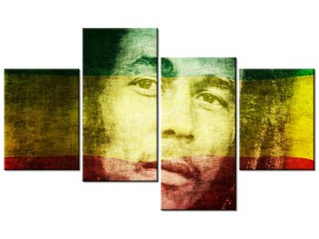 Obraz Bob Marley, 4 elementy, 120x70 cm - Oobrazy